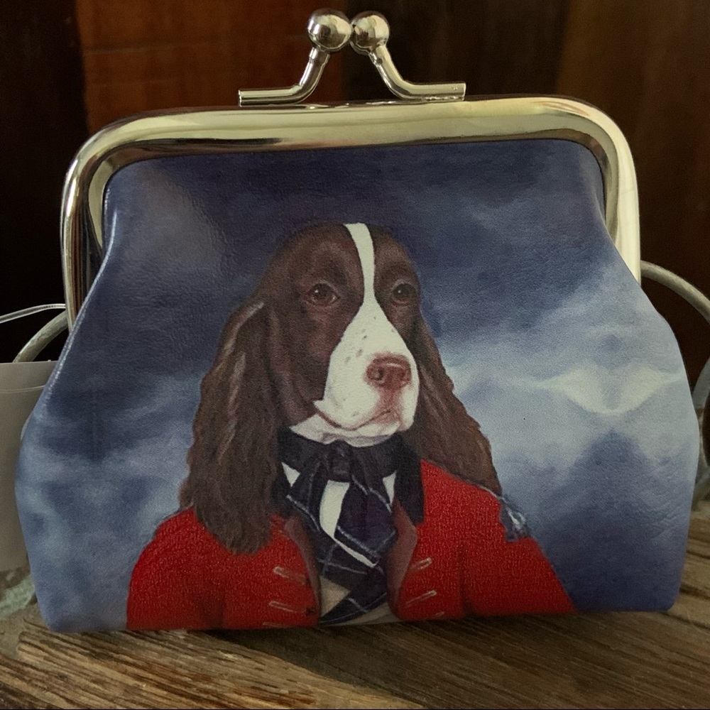 Regal Spaniel Dog Coin Purse